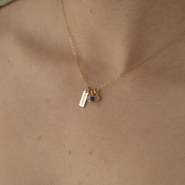 Mama Birthstone Necklace