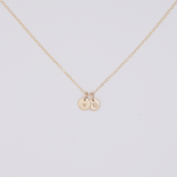 Mia Initial Disc Necklace
